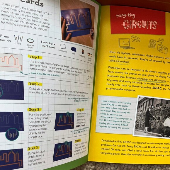 KiwiCo Tinker Crate Paper Canon & Paper Circuits 2 box set Educational Toy STEM - Picture 9 of 9